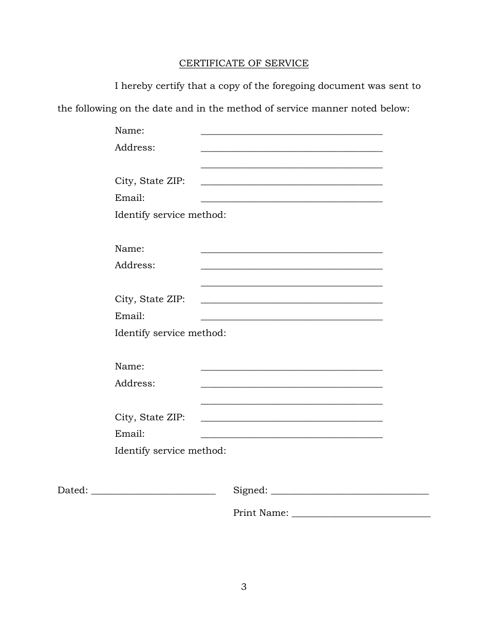 Notice of Withdrawal of Counsel and Certificate of Service - Hawaii, Page 3