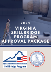 Virginia Skillbridge Program Approval Package - Virginia