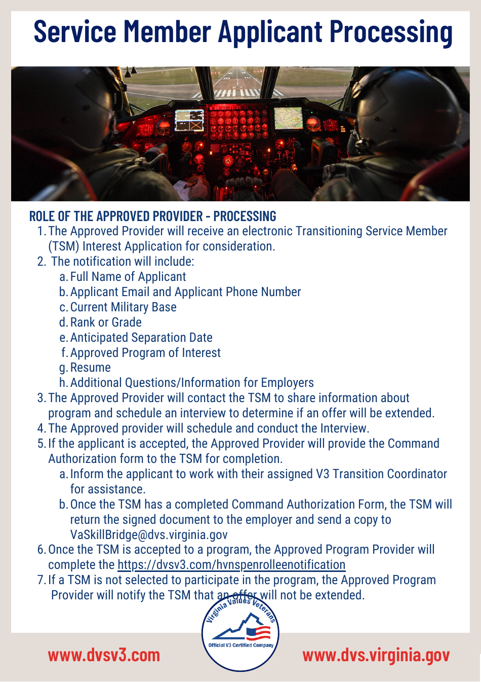Virginia Skillbridge Program Approval Package - Virginia, Page 3