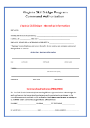 Virginia Skillbridge Program Approval Package - Virginia, Page 4