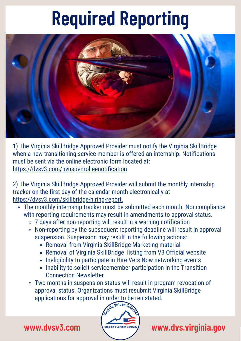 Virginia Skillbridge Program Approval Package - Virginia, Page 6