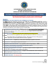 Document preview: Notary Public Commission Renewal Application - Virgin Islands