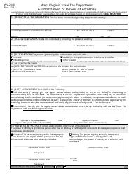 Document preview: Form WV-2848 Authorization of Power of Attorney - West Virginia