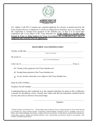 Funeral Establishment Change of Ownership Amendment - Texas, Page 5
