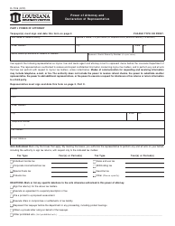 Document preview: Form R-7006 Power of Attorney and Declaration of Representative - Louisiana