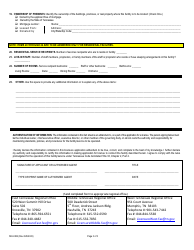 Form MH-4386 Licensure Application Addendum: Fact Sheet Form - Tennessee, Page 3
