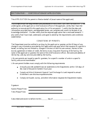 Application for Life Care Permit - Illinois, Page 14