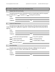 Application for Life Care Permit - Illinois, Page 5