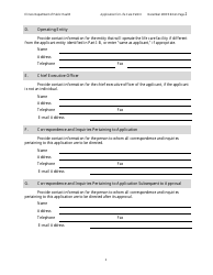 Application for Life Care Permit - Illinois, Page 6