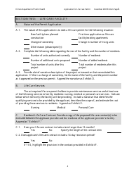 Application for Life Care Permit - Illinois, Page 8