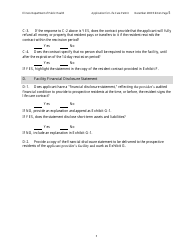 Application for Life Care Permit - Illinois, Page 9