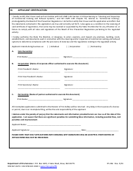 Form FP-26A Application for Certificate of Registration for Cleaning and Inspection of Commercial Cooking and Exhaust Systems - Massachusetts, Page 2