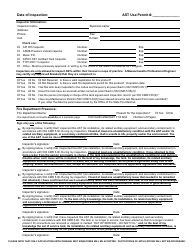 Form FP-102 Ast Use Permit Renewal Form - Massachusetts, Page 2