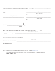 Form ECG-3 (State Form 53078) Open System Electronic Cigarette Tax Registration Certificate Bond - Indiana, Page 2