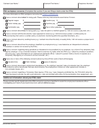 Form MOL-ES-002E Claim Form - Ontario, Canada, Page 5