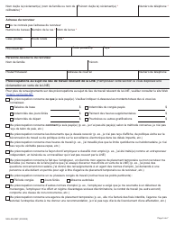 Forme MOL-ES-002F Formulaire De Reclamation - Ontario, Canada (French), Page 5