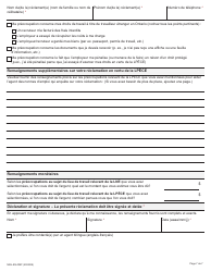 Forme MOL-ES-002F Formulaire De Reclamation - Ontario, Canada (French), Page 7