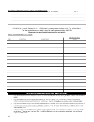 Application for Mercantile License - General Contractor - City of Long Beach, New York, Page 2