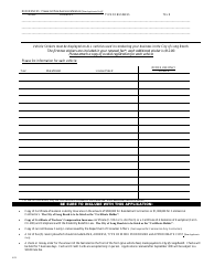 Application for Mercantile License - Miscellaneous Contractor - City of Long Beach, New York, Page 2