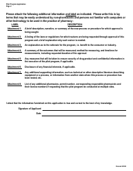 Application for Approval of an Innovative (Pilot) Program - Virginia, Page 2