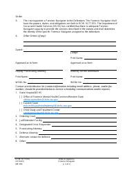 Form MP203 Order Appointing a Forensic Navigator - Washington, Page 2