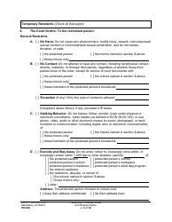 Form PO030 Temporary Protection Order and Hearing Notice - Washington, Page 4