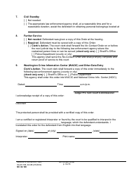 Form NC02.100 No-Contact Order - Washington, Page 3