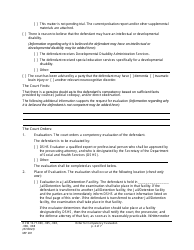 Form MP201 Order for Competency Evaluation Under Rcw 10.77.060 - Washington, Page 2
