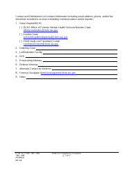 Form MP201 Order for Competency Evaluation Under Rcw 10.77.060 - Washington, Page 7