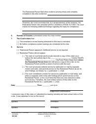 Form WS002 Order Finding Compliance - Weapons/Firearms Surrender - Washington, Page 3