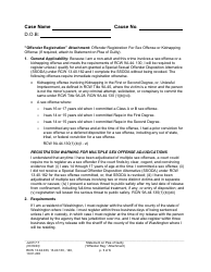 Form JuCR7.7 Statement on Plea of Guilty - Washington