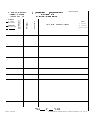 Form 3C-P-552 Amended/Supplemental Exhibit List - Hawaii, Page 2