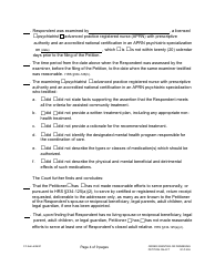 Form 3C-P-555 Order Granting or Dismissing Petition for Assisted Community Treatment - Hawaii, Page 4