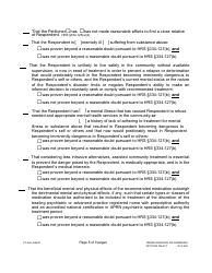 Form 3C-P-555 Order Granting or Dismissing Petition for Assisted Community Treatment - Hawaii, Page 5