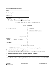 Form 3C-P-560 Statement of Mailing - Hawaii