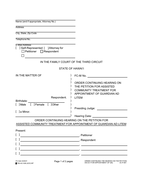 Form 3C-P-561  Printable Pdf