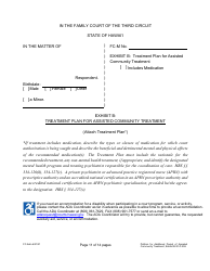 Form 3C-P-559 Petition for Additional Period of Assisted Community Treatment - Hawaii, Page 11
