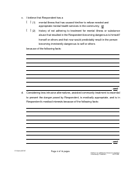 Form 3C-P-559 Petition for Additional Period of Assisted Community Treatment - Hawaii, Page 4
