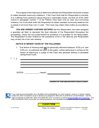 Form 3C-P-554 Proposed Notice of Hearing - Hawaii, Page 5