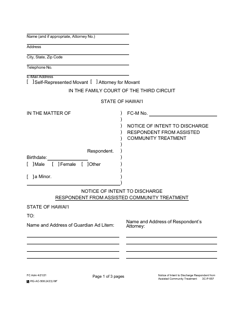 Form 3C-P-557  Printable Pdf