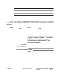 Form 3C-P-553 Petition for Assisted Community Treatment - Hawaii, Page 10