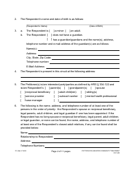 Form 3C-P-553 Petition for Assisted Community Treatment - Hawaii, Page 2