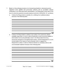 Form 3C-P-553 Petition for Assisted Community Treatment - Hawaii, Page 3