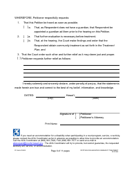 Form 3C-P-553 Petition for Assisted Community Treatment - Hawaii, Page 6