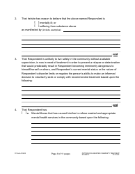 Form 3C-P-553 Petition for Assisted Community Treatment - Hawaii, Page 8