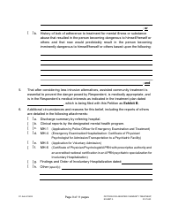 Form 3C-P-553 Petition for Assisted Community Treatment - Hawaii, Page 9