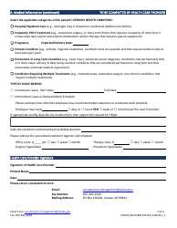 DOPLR AM Form 555 Certification of Health Care Provider for Family Member&#039;s Serious Health Condition Under the Family and Medical Leave Act - Alaska, Page 2
