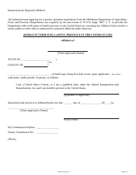 Form AEMS024 New Poultry Waste Applicator (Pwa) Application - Oklahoma, Page 2