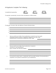 Form FSD-MIS610 Application for Meat Inspection Services - Oklahoma, Page 2