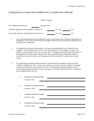 Form FSD-MIS610 Application for Meat Inspection Services - Oklahoma, Page 3